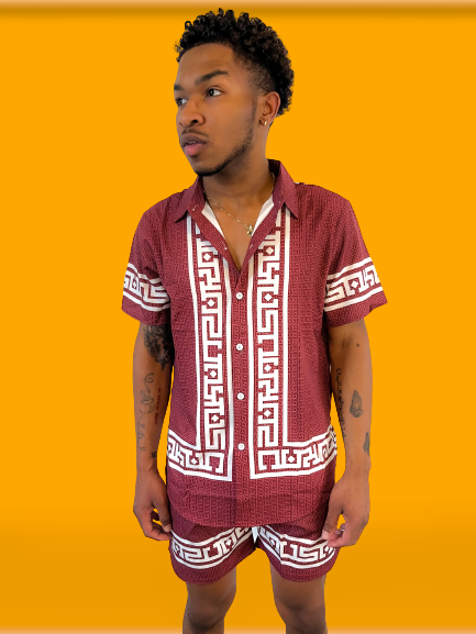 Burgundy Wave Set